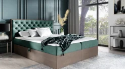 Designer Holzbett Neola mit Stauraum