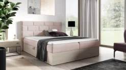 Designer Holzbett Nuro mit Stauraum