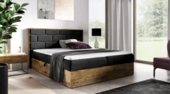 Designer Holzbett Nuro mit Stauraum