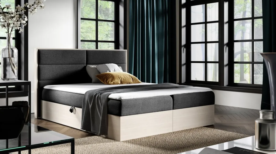 Designer Holzbett Telina mit Stauraum