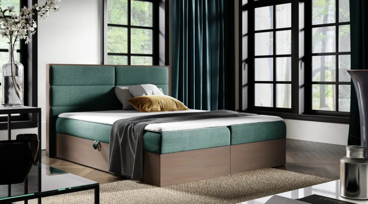 Designer Holzbett Telina mit Stauraum