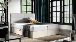 Designer Holzbett Telina mit Stauraum
