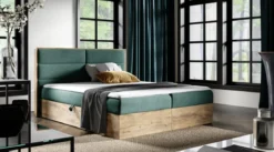 Designer Holzbett Telina mit Stauraum