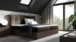 Designer Holzbett Terino mit Stauraum