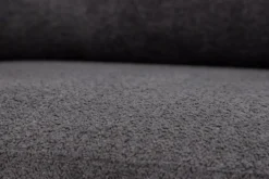 Designer Loungesessel Arvika – Anthrazit, Bouclé mit Stahlgestell