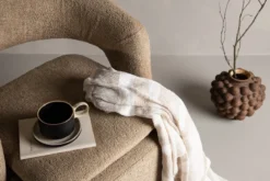 Designer Lounge Sessel Velina – moderner Bouclé-Sessel in vier Farben