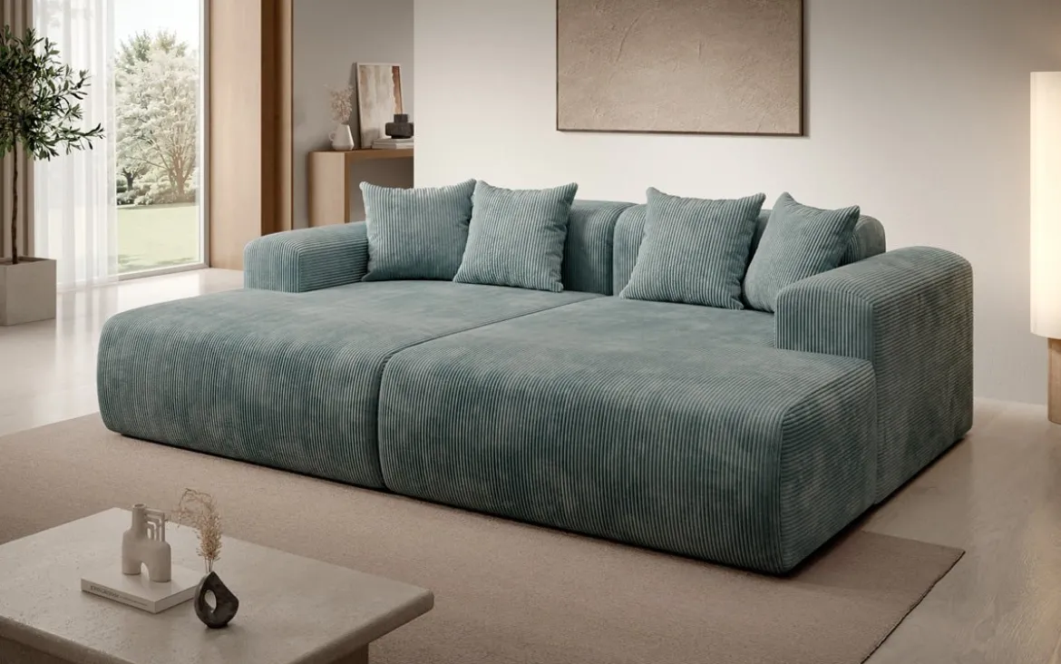 Designer Lounge-Sofa Shelly in Cord