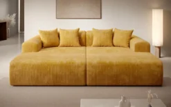 Designer Lounge-Sofa Shelly in Cord