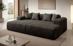 Designer Lounge-Sofa Shelly in Cord