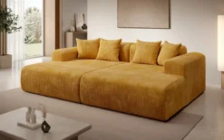 Designer Lounge-Sofa Shelly in Cord