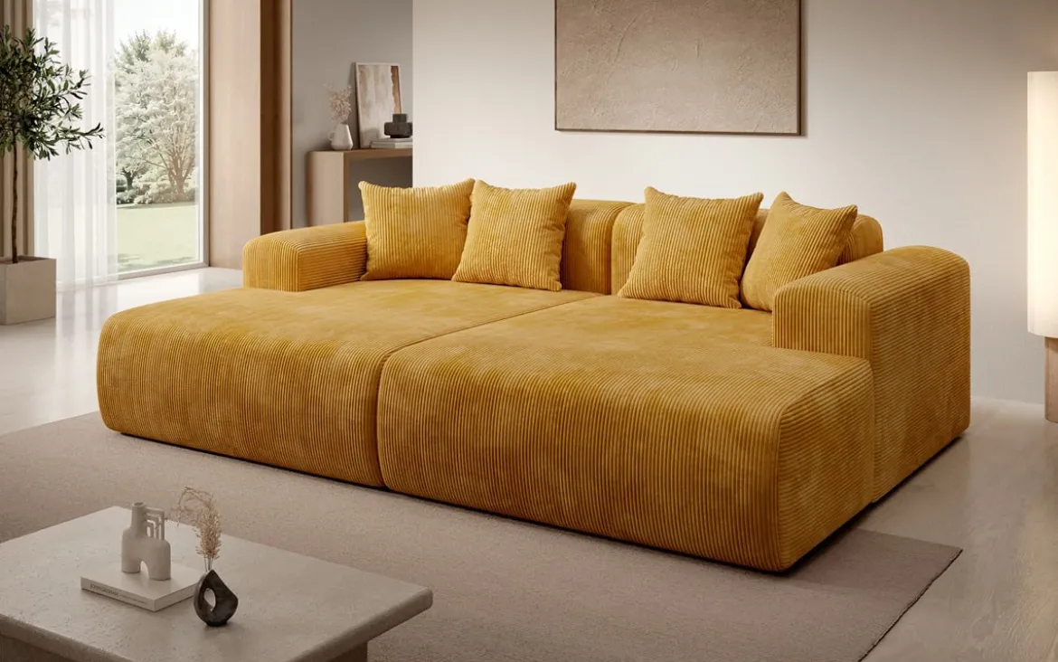 Designer Lounge-Sofa Shelly in Cord