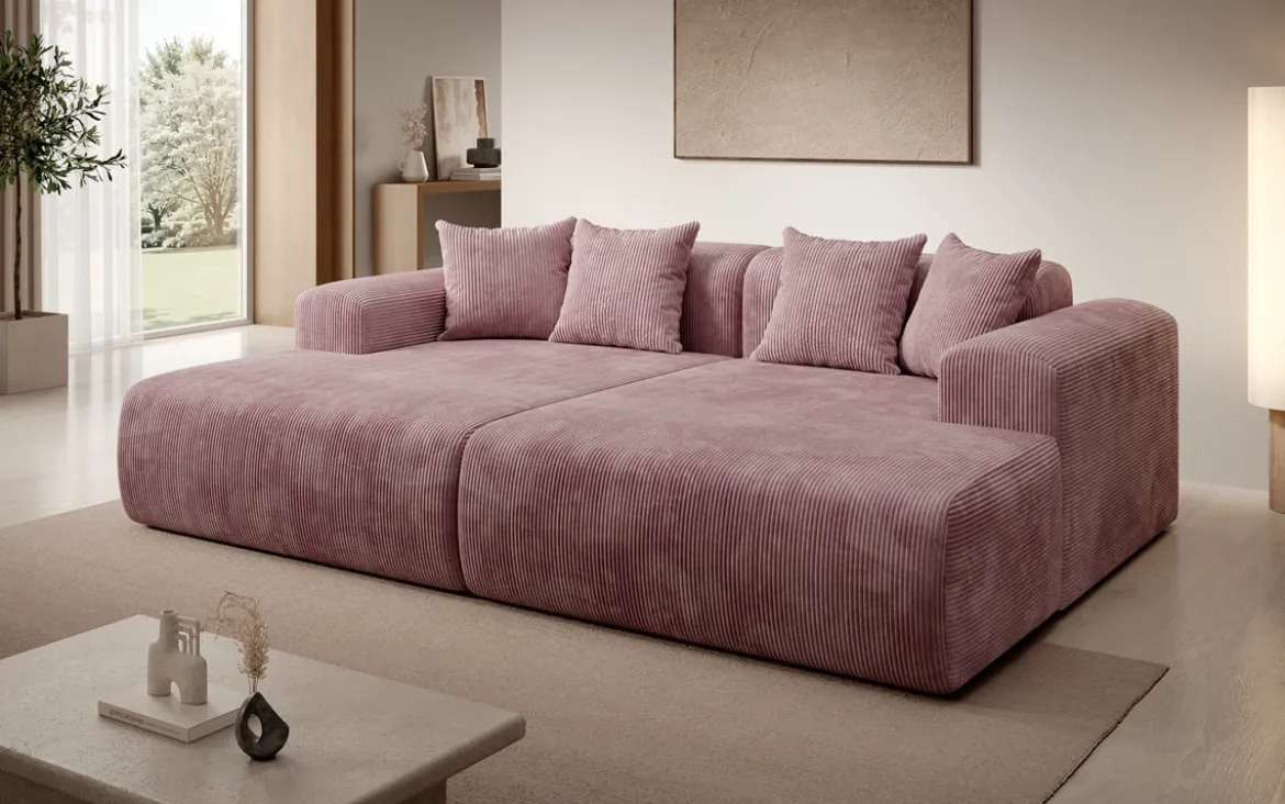 Designer Lounge-Sofa Shelly in Cord