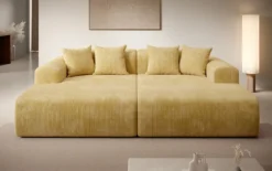 Designer Lounge-Sofa Shelly in Cord