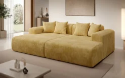 Designer Lounge-Sofa Shelly in Cord