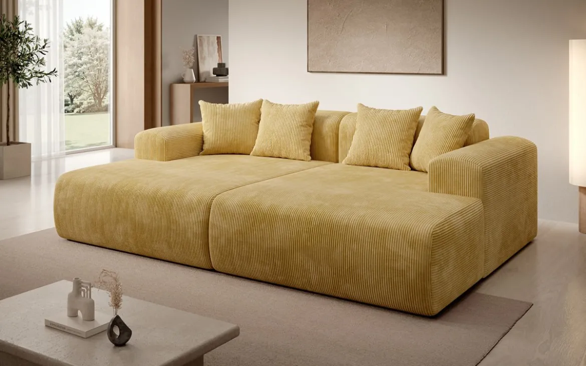 Designer Lounge-Sofa Shelly in Cord