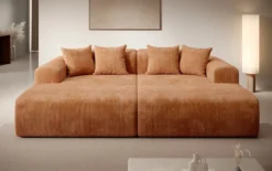 Designer Lounge-Sofa Shelly in Cord