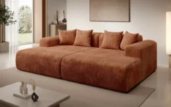 Designer Lounge-Sofa Shelly in Cord