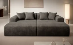 Designer Lounge-Sofa Shelly in Cord