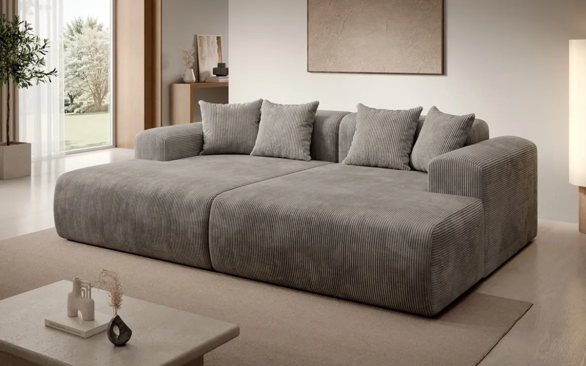 Designer Lounge-Sofa Shelly in Cord