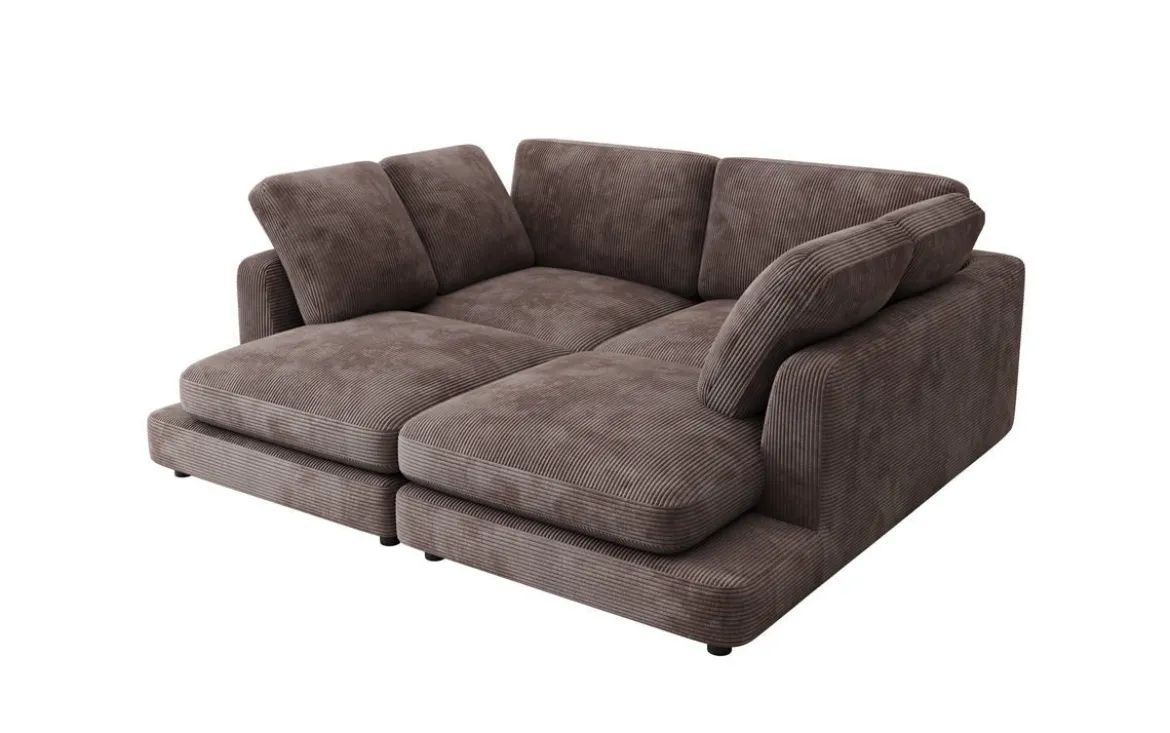 Designer Lounge-Sofa Thalessa in Cord