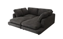 Designer Lounge-Sofa Thalessa in Cord