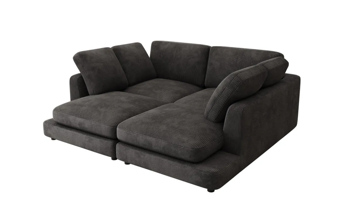 Designer Lounge-Sofa Thalessa in Cord