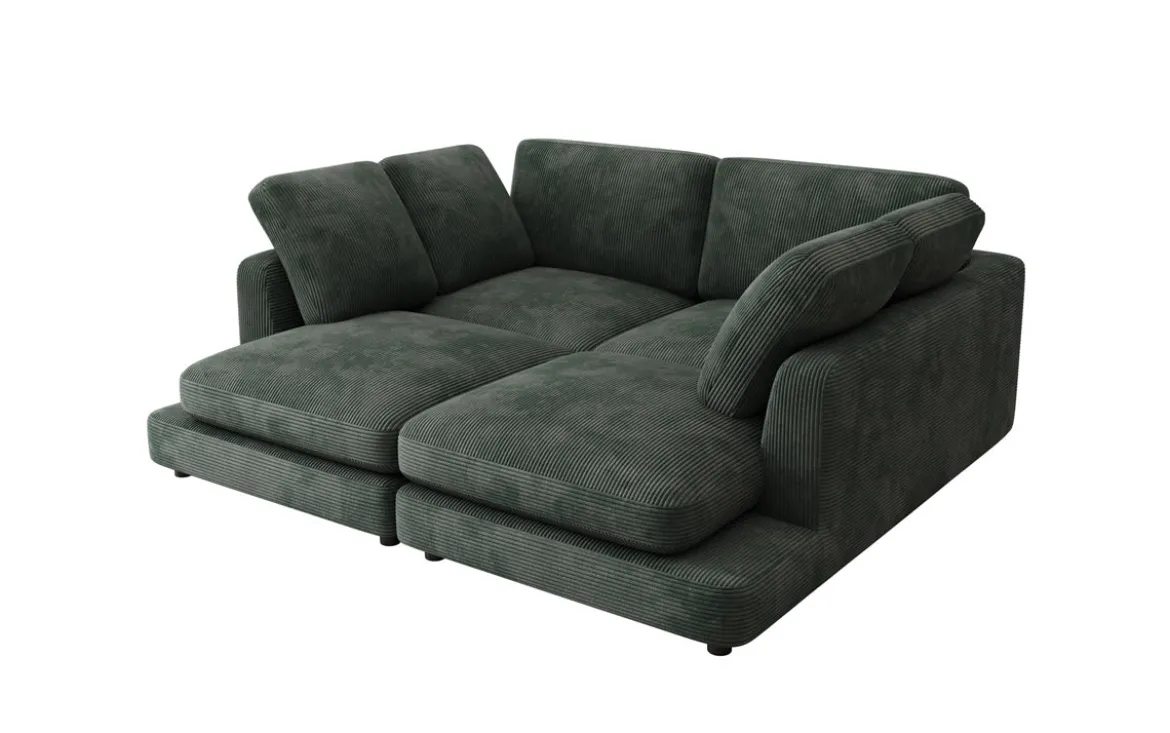 Designer Lounge-Sofa Thalessa in Cord
