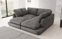 Designer Lounge-Sofa Thalessa in Cord