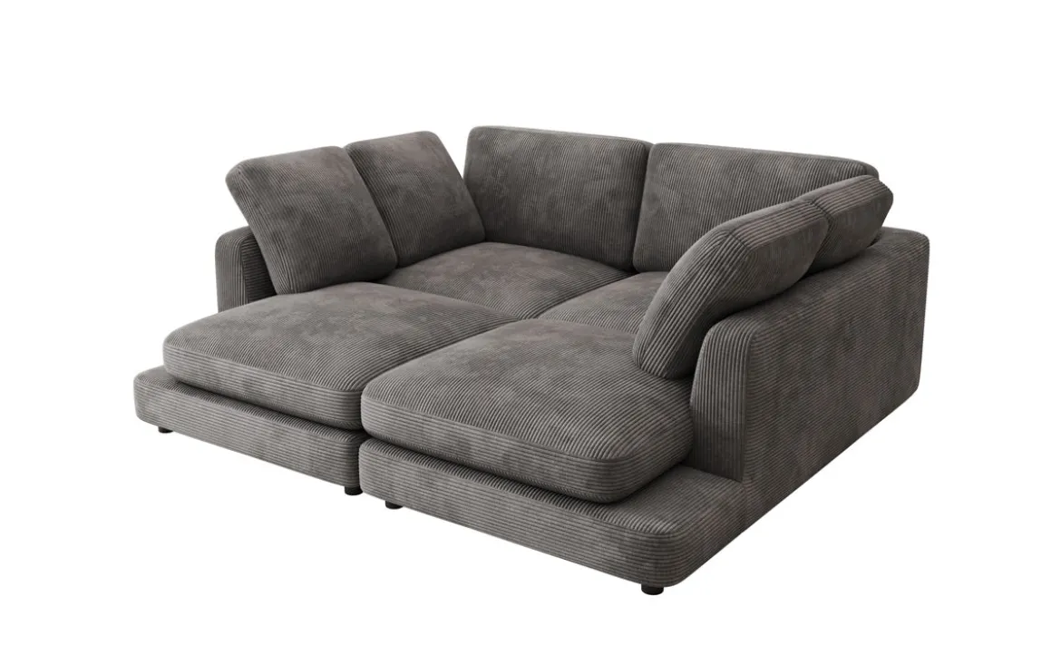 Designer Lounge-Sofa Thalessa in Cord