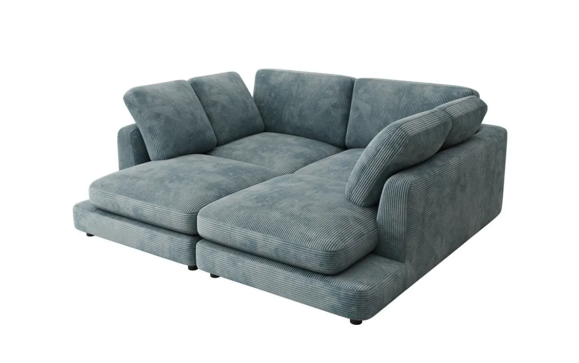 Designer Lounge-Sofa Thalessa in Cord