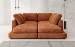Designer Lounge-Sofa Thalessa in Cord