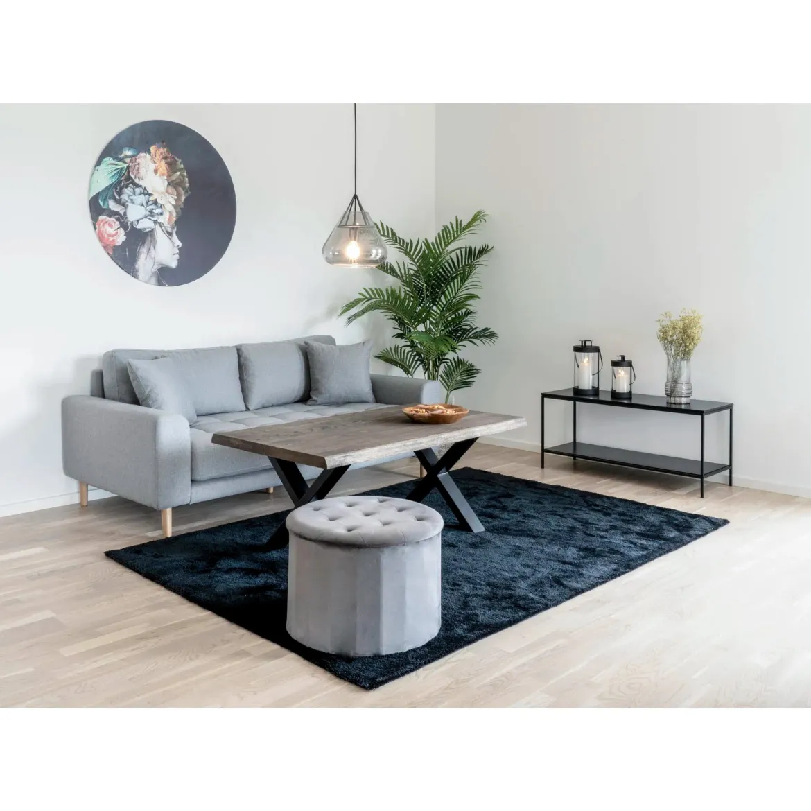 Designer Lowboard Quarto Metallgestell