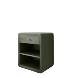 Designer Nachttisch Amy in Bouclé