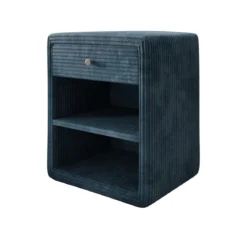 Designer Nachttisch Amy in Cord
