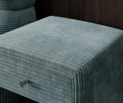 Designer Nachttisch Amy in Cord