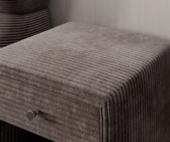 Designer Nachttisch Amy in Cord