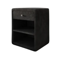Designer Nachttisch Amy in Cord