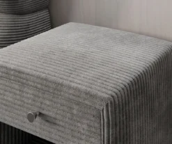 Designer Nachttisch Amy in Cord