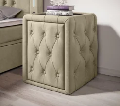 Designer Nachttisch Josy in Samt