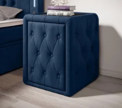 Designer Nachttisch Josy in Samt