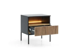 Designer Nachttisch Nayra inkl. LED