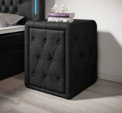 Designer Nachttisch Tria (Stoff)