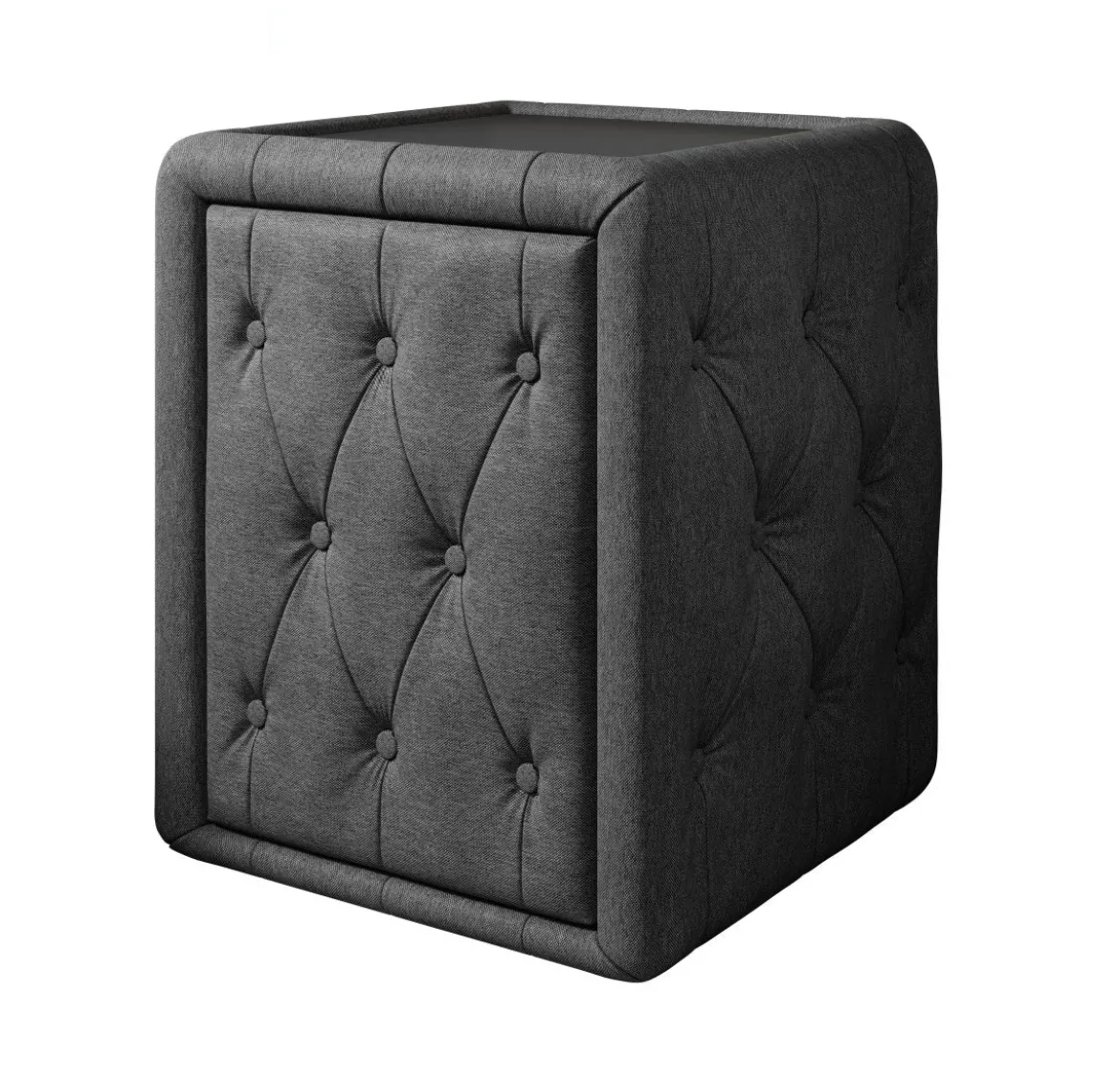 Designer Nachttisch Tria (Stoff)
