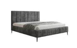 Designer Polsterbett Astrid in Cord mit Stauraum