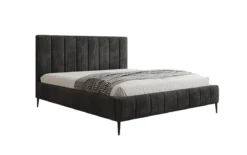 Designer Polsterbett Astrid in Cord mit Stauraum