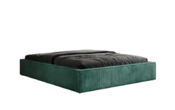 Designer Polsterbett Base mit Stauraum ohne Headboard in Cord