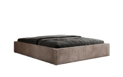 Designer Polsterbett Base mit Stauraum ohne Headboard in Cord