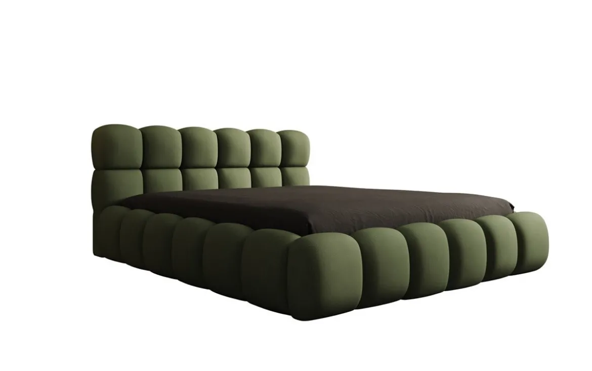 Designer Polsterbett Boston Stoff mit Stauraum
