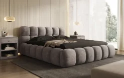 Designer Polsterbett Boston Cord mit Stauraum