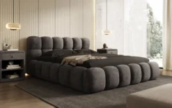 Designer Polsterbett Boston Cord mit Stauraum